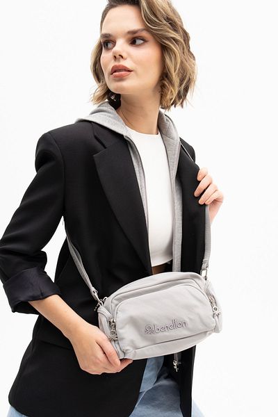 United Colors of Benetton Benetton Women's - Gray Crossbody Bag, Model BNT1201