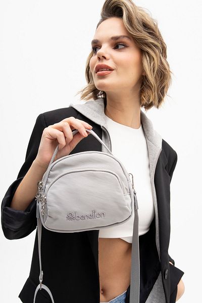 United Colors of Benetton Benetton Women - Gray Crossbody Bag, Model BNT1208
