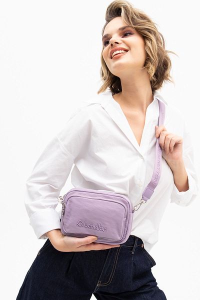 United Colors of Benetton Benetton Women's Lilac Crossbody Bag - BNT1203