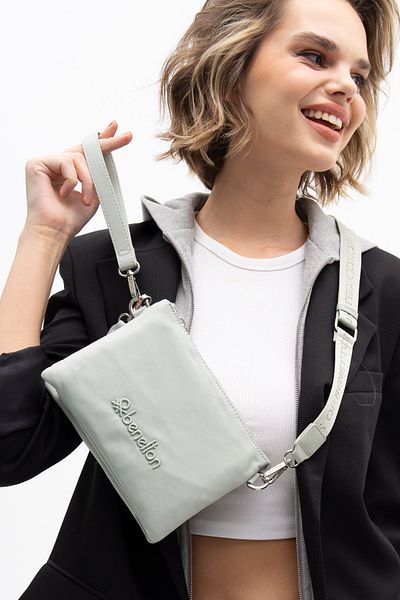 United Colors of Benetton Benetton Women's Water Green Crossbody Bag - BNT1199