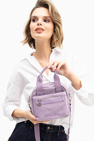 United Colors of Benetton Geantă de mână Beneton pentru femei - Liliac BNT1253