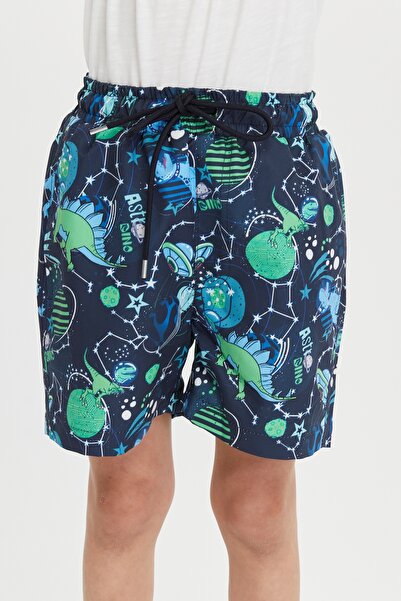 Benittokids Boy's Patterned Swim Shorts 7012