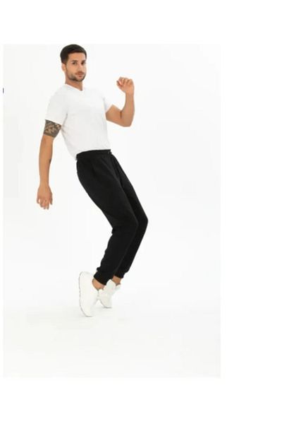 FUNSTYLE Ανδρική φόρμα καλοκαιρινής φόρμας με 2 κλωστές, μαύρη καθημερινή κοπή με ραβδώσεις