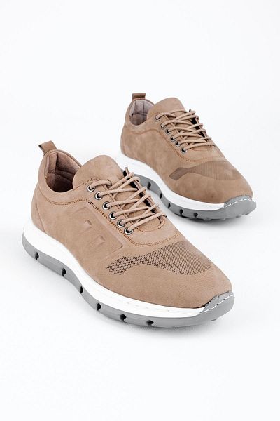 Lal Shoes & Bags Ανδρικά παπούτσια Zetta από γνήσιο δέρμα με κορδόνια-VISION