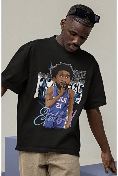 Fuddy Moda Joel Embiid Štampano Unisex T-shirt - Muška i ženska košarkaška ma...