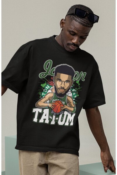 Fuddy Moda Unisex majica sa temom košarke Jayson Tatum Štampano T-shirt