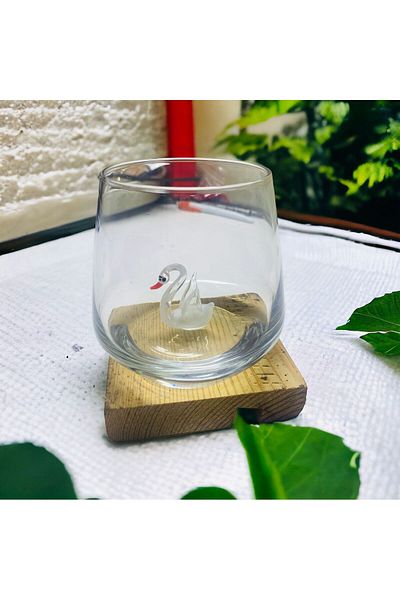 nazarboncuğu Handmade Glass Single Figured Water Cup