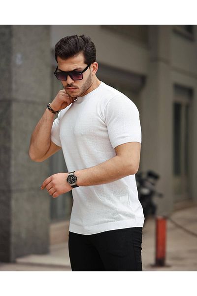 viperkombin Basic Knitwear T-Shirt Indigo