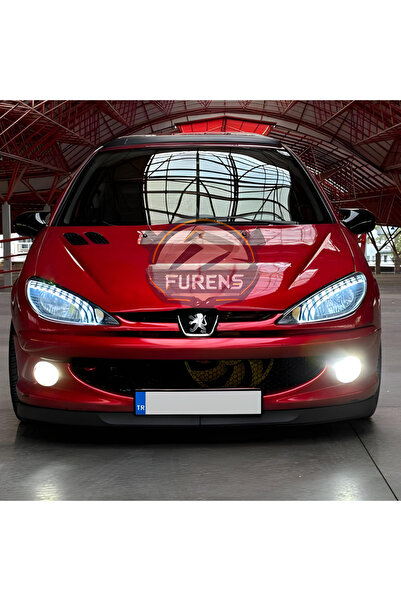 Furens Peugeot 206 206+ 1998-2012 Uyumlu H lip Esnek Ön Lip 2 Parça Karlık Ön...