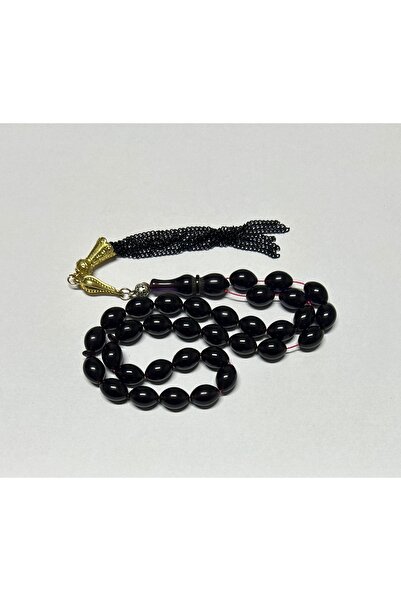 Han Ticarethane Mărgele de rugăciune din chihlimbar purpuriu închis