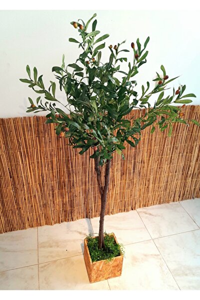 YEŞİLADA Yapay Zeytin Ağacı 1.50 Mt Boy Doğal Görünümlü Barış Sembolu Zeytind...
