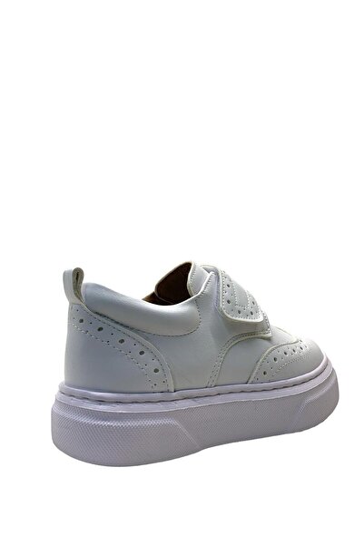 Tuğba Ortopedi 6522 Orthopedic Lightweight Boys' White Classic Shoes