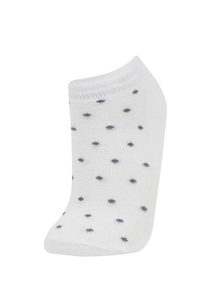 DeFacto Woman's 3-Piece Cotton Booties Socks B6037axns