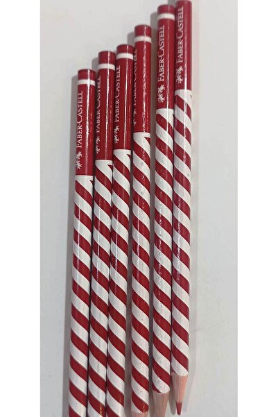 Faber Castell Kırmız Dalgalıı Başlık Kalemi (6ADET)