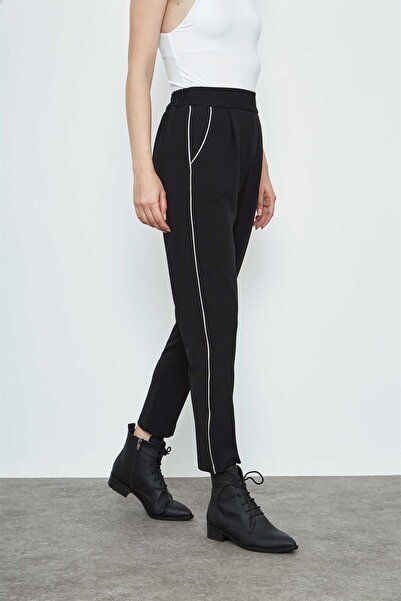 VERDA Ασημί παντελόνι με λεπτομέρειες