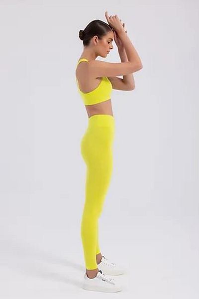 Seamlesstance Soul Space Push up Celery Leggings - Gathered