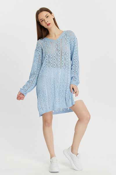 Fanori Woman Rochie din tricotaje din bumbac de sezon nou