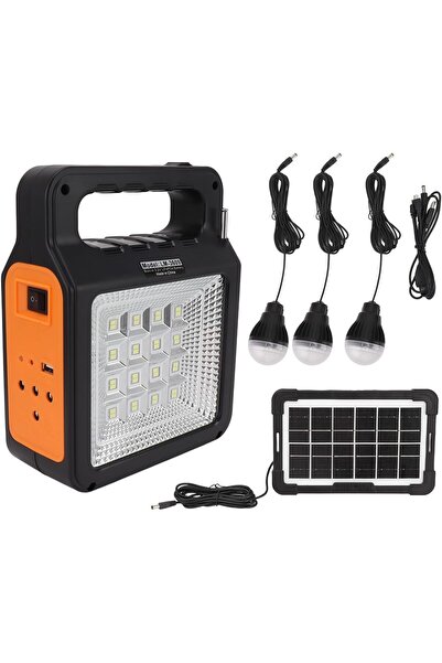 Genel Markalar Güneş Enerji Panelli Solar Güç Sistemi Powerbank Kamp Doğa Bal...