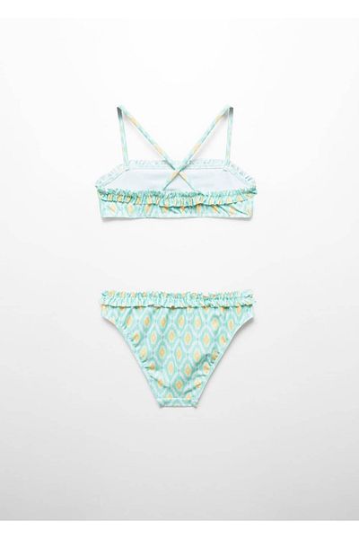 MANGO Kids Bikini mit Blumenmuster