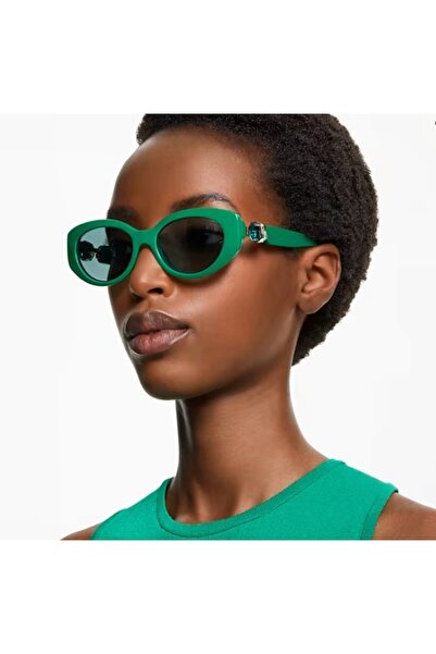 Swarovski SWAROVSKİ GÜNEŞ GÖZLÜĞÜ LACİVERT MAVİ TAŞLI % 100  ÜRÜN