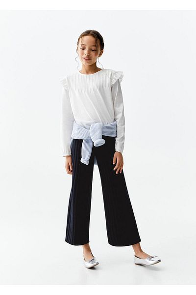 MANGO Kids Dark Blue Pants for Kids