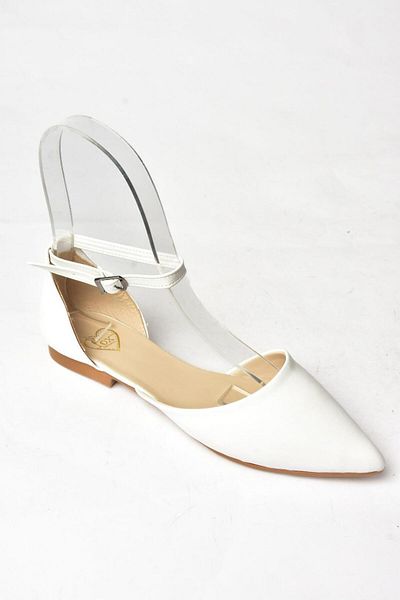 Fox Shoes S726299709 Weiße Ballerinas für Damen