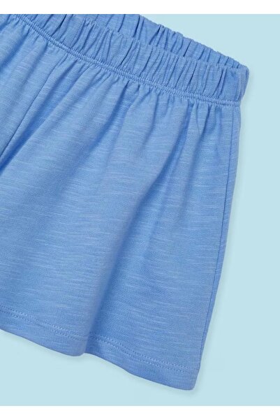 MAYORAL Girl's Crop Suit with Shorts Blue