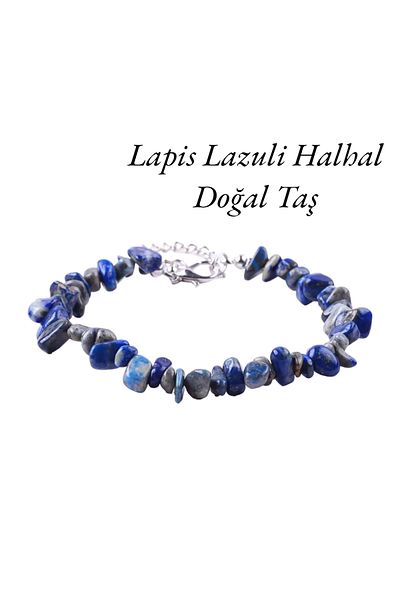 NBS Beautiful Naturel Stones Lapis Lazuli Anklet Natural Stone Real (positive, happiness)
