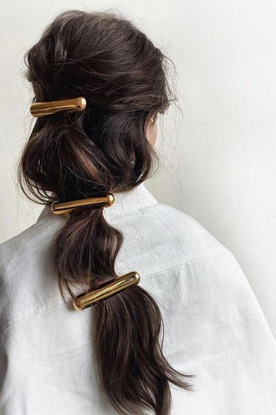 BAHELS Dámská importovaná zlatá automatická spona Pinterest