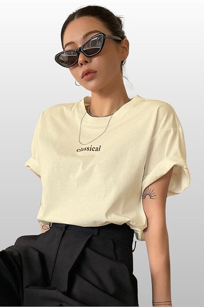 MODAGEN Μπλουζάκι Unisex Classical Printed 3 Συσκευασιών Μαύρο-Μπεζ-Βουργουνδί Oversize T-shirt