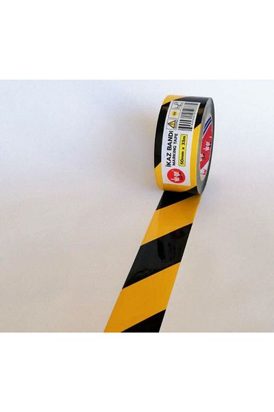 Vege Ve-ge Printed Warning Tape Yellow Black