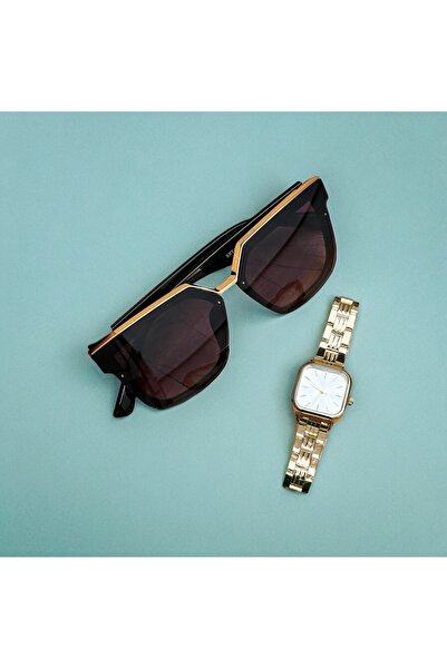 pullmarkt Kadın Güneş Gözlüğü + kadın Kol Saati