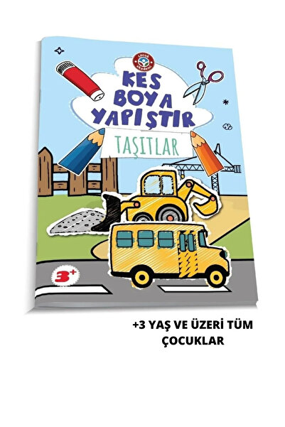 Çocuk Akademi Kes Boya Yapıştır- Taşıtlar