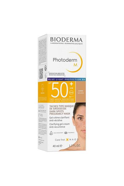 Bioderma Photoderm M SPF 50+ Gel Cream - 40ml Golden - Teeth Whitening Foam Gift