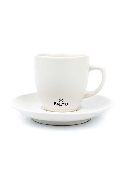 PALTO TASARIM Blackened Cream Turkish Coffee Cup for - Gift Ceramic Turkish Coffee Cup
