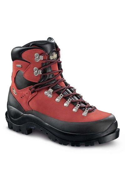 Lomer Italy Everest STX Waterproof Vibram 2.8 mm Leather Men's Boots Red (Auto Crampon Compatible)
