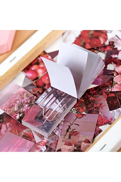 SF SCRAPBOOK KIRTASİYE Scrapbook Vintage Defter Sticker Kitapçığı 50 Yaprak A...