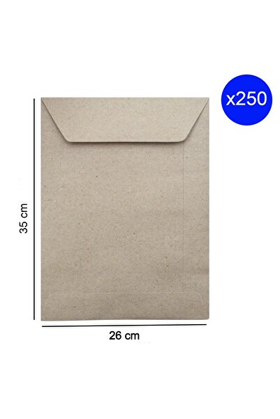 Oyal Bag Envelope 26x35 Kraft 90 GR Silicone 250 pcs (1 Box)