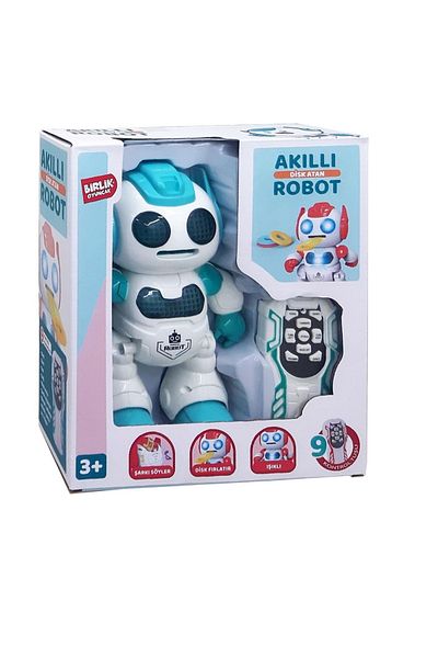 Birlik Oyuncak Smart Robot Throwing Controlled Programmable Disc