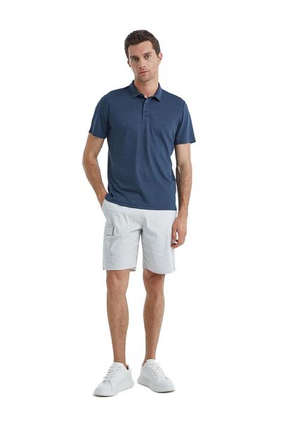 Blackspade Ανδρικό κοντομάνικο σορτς Navy Blue Σετ πιτζάμες C9T0N5O04-