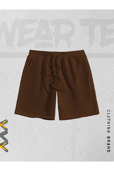 WEARTEX New Season Men's Combed Cotton Fabric Wave Printed Shorts