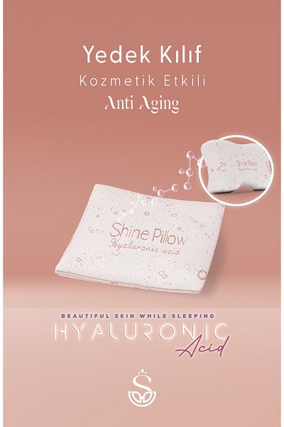 Shine Pillow Pillow Cover Shine Pillow Spare Case with Hyaluronic Acid