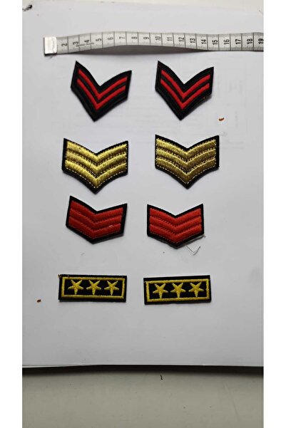 BERKE TUHAFIYE AKSESUAR 5×5 Lower Floor Iron-On Fabric Crafted With Embroider...