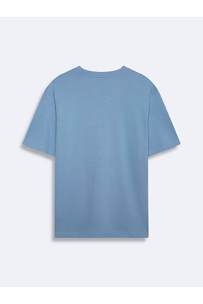 Ltb Tricou albastru oversize