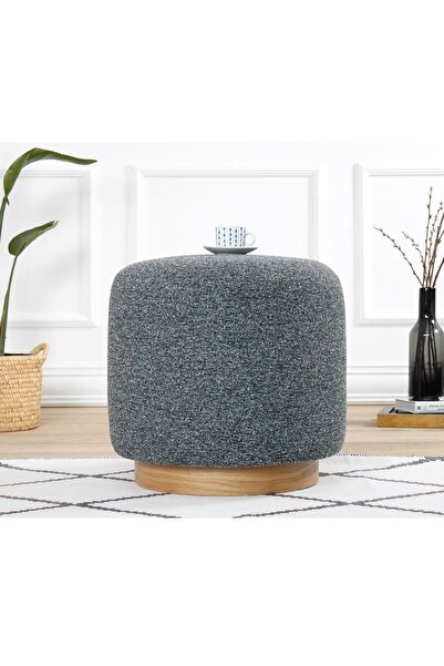 Lorencehome Cheriton Puf Griyeşil