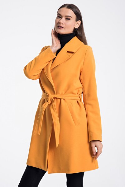 Pitti Women's New Orange Coat 70477