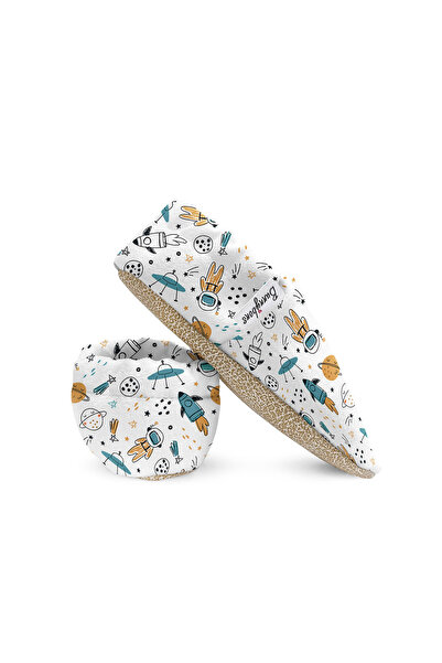 Bunnybons Astronot Kaydırmaz Taban Bebek Patik
