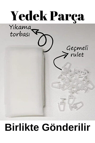 Saççax Exclusive Mavi Renk Düz Kalın Zincir Serisi İp Perde