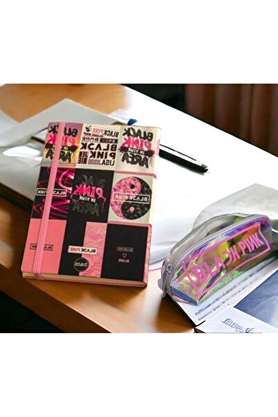 Shopiolog Black Pink Defter Kalemlik Seti