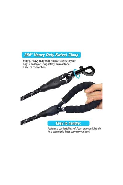 CARNIVAL LAND 130 cm Reflective Durable Training and Running Walking Leash - Strap Dog Supplies
